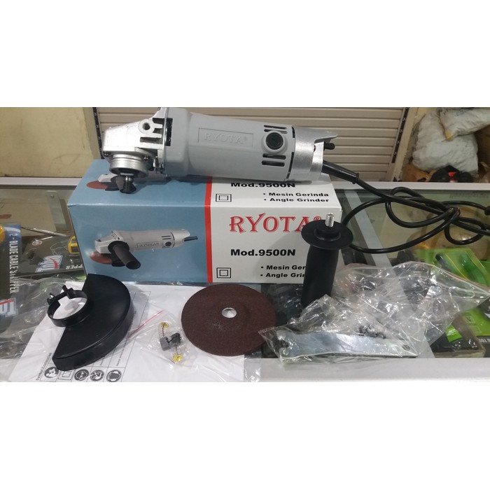 MESIN GERINDA TANGAN RYOTA 9500N 4" ANGLE GRINDER RYOTA