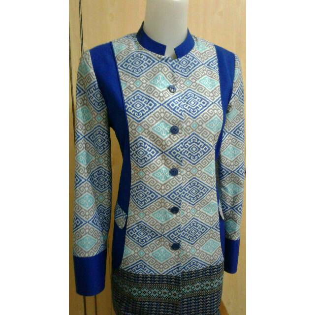 Stelsn blazer full batik benhur lolani