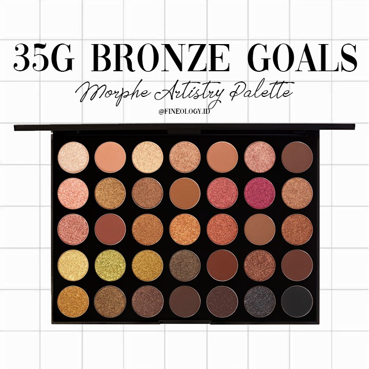Morphe 35G Bronze Goals Morphe Artistry Palette