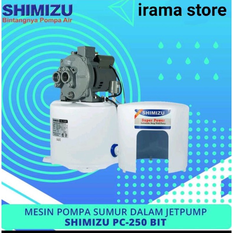 Pompa air Shimizu JET PUMP PC 250 BIT Pompa Shimizu tangki 250 bit