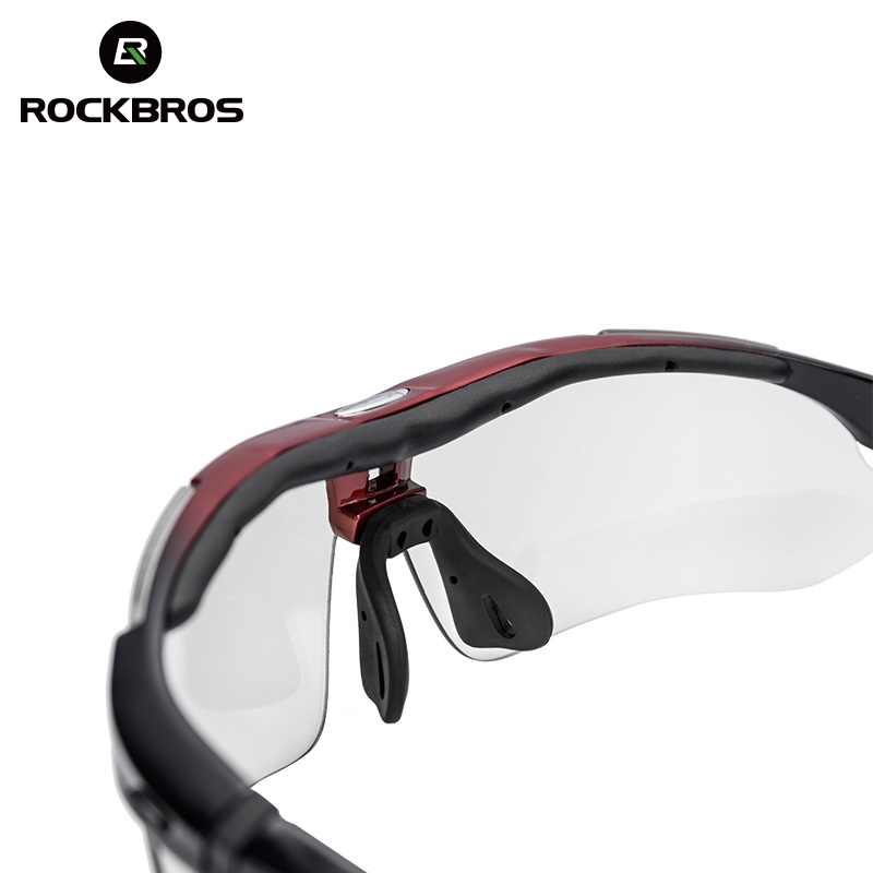 Rokbross Kacamata Sepeda Polarized dengan 5 Lensa Myopia - Black