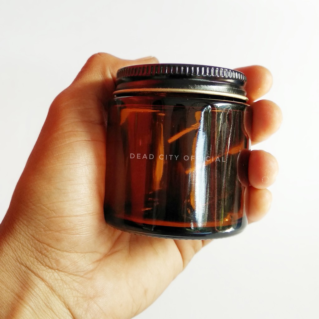 Amber Glass 100 ml/Jar Kaca