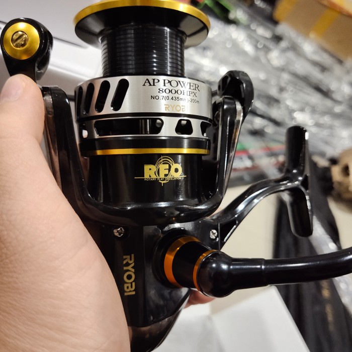 Termurah.. Reel Ryobi Ap Power Sw Hpx 6000 Atau 8000 Hpx Power Handel Cv