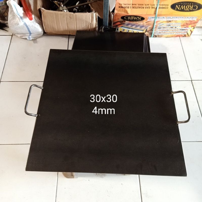 wajan datar baja tebal