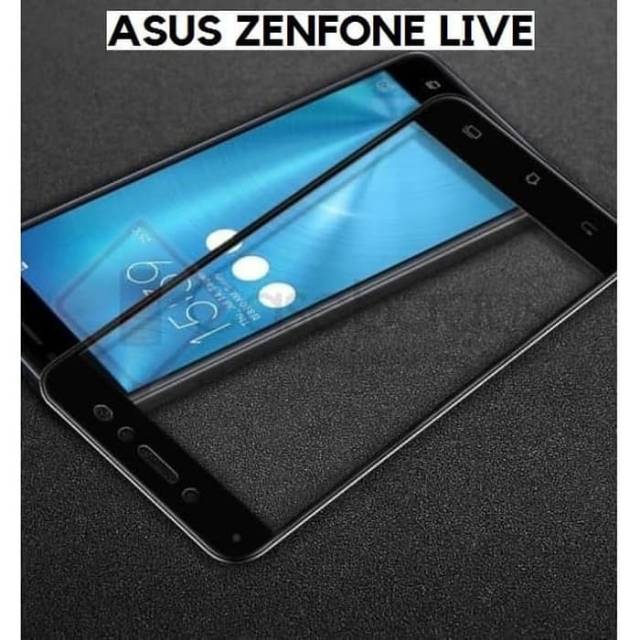 Tempered glass full zenfone max pro m1,max pro m2,live,5q,5z,selfie,max m2,max m1,live L1,live L2-tg