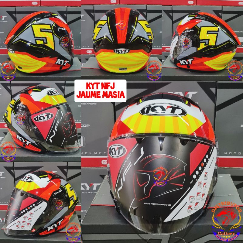 HELM KYT NFJ JAUME MASIA ORIGINAL / KOLEKSI KYT NFJ / HELM KYT NFJ ORIGINAL