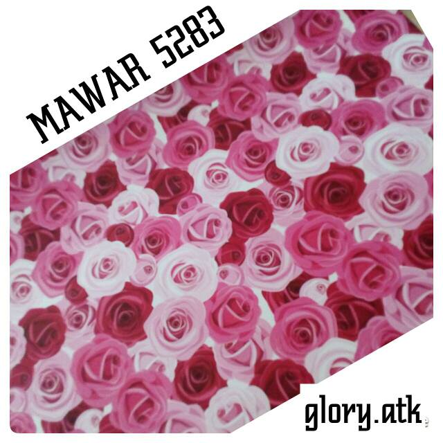 KERTAS KADO SANSAN WAWA/SANWA BUNGA MAWAR MERAH 5283