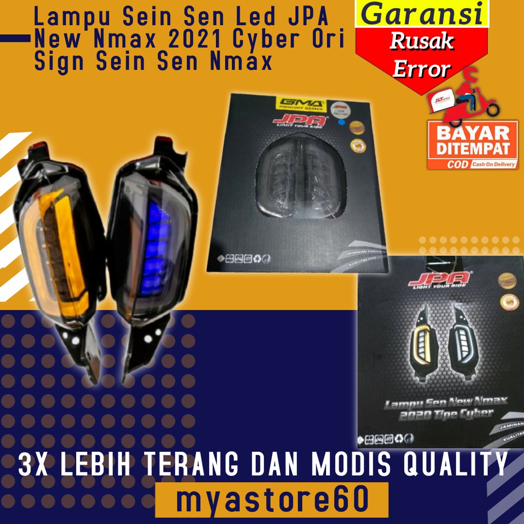 Lampu Sein Sen Led JPA Yamaha New Nmax N max 2021 Cyber Ori Sign Sein Sen Aksesoris Nmax