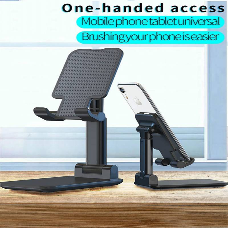 Stand Holder Hp / Tablet Bahan Metal Bisa Dilipat Untuk Iphone / Ipad