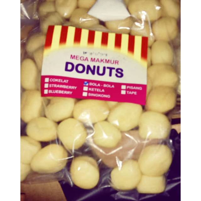 

Donuts kentang bola-bola
