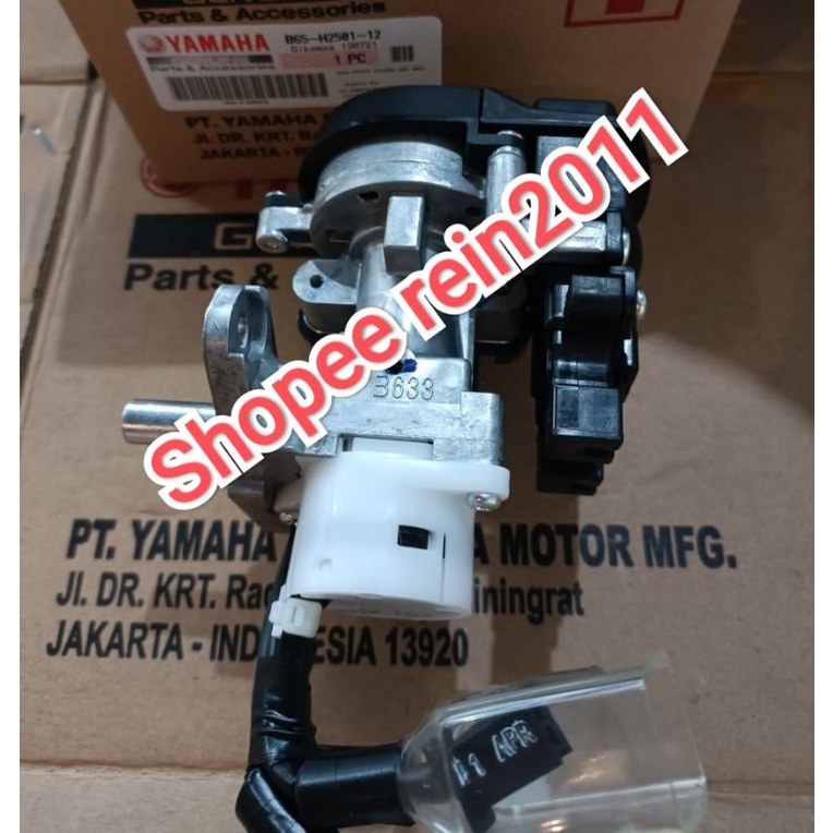 KUNCI KONTAK AEROX 155 KEYLESS ASLI ORI YAMAHA B65 H2501 12