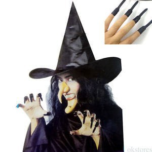 Paket lengkap topeng nenek sihir witch Halloween