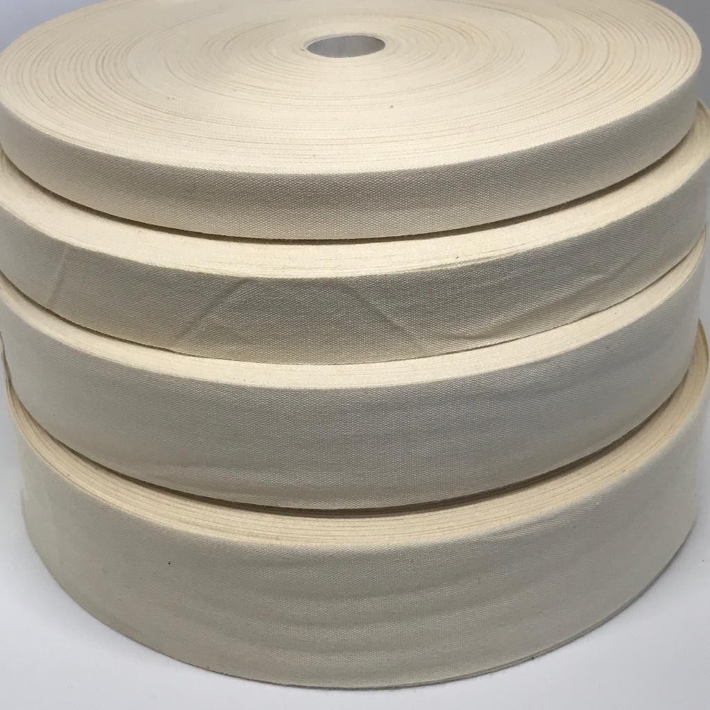 10 METER - LABEL KATUN POLOS/LABEL PITA KATUN POLOS