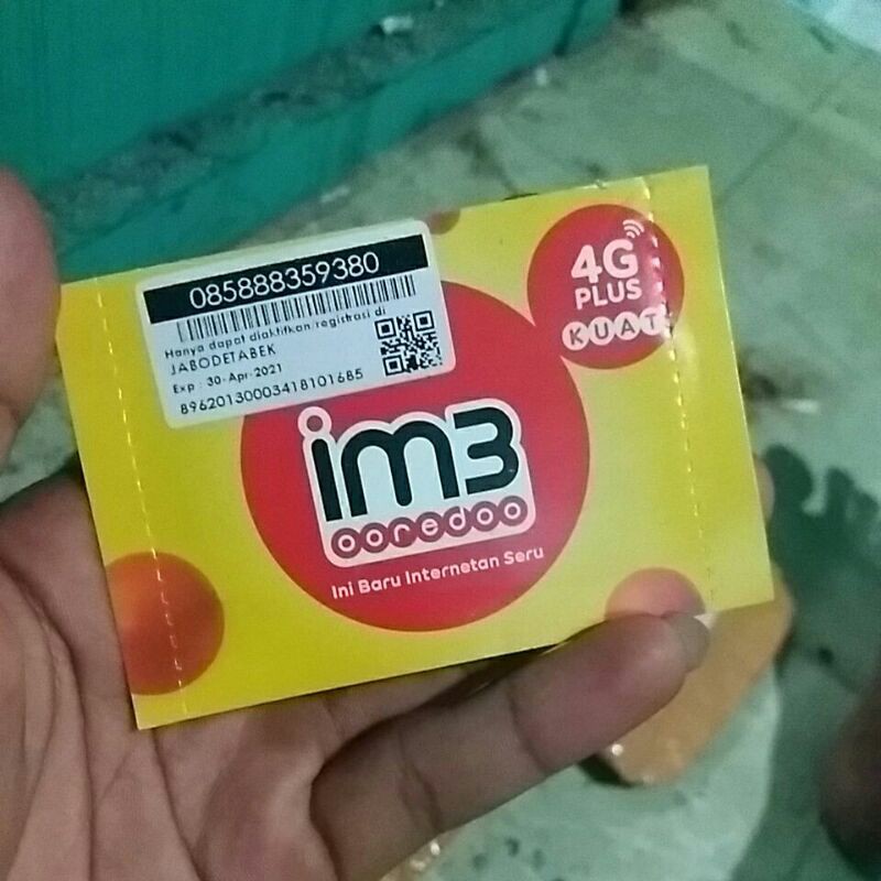 Kartu Perdana Indosat Nomor Cantik 10