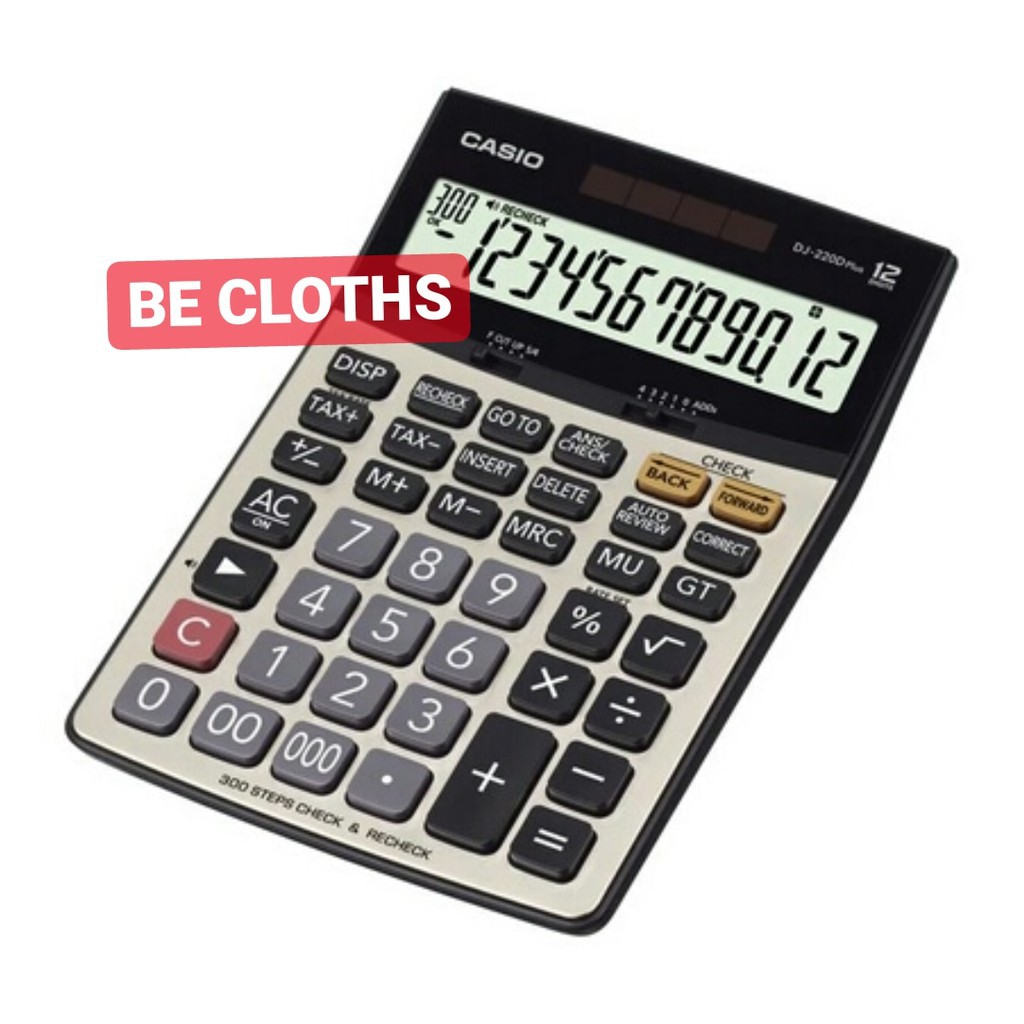 

Casio DJ-220D PLUS Kalkulator Check & Correct Desktop Meja Casio DJ 220 D PLUS
