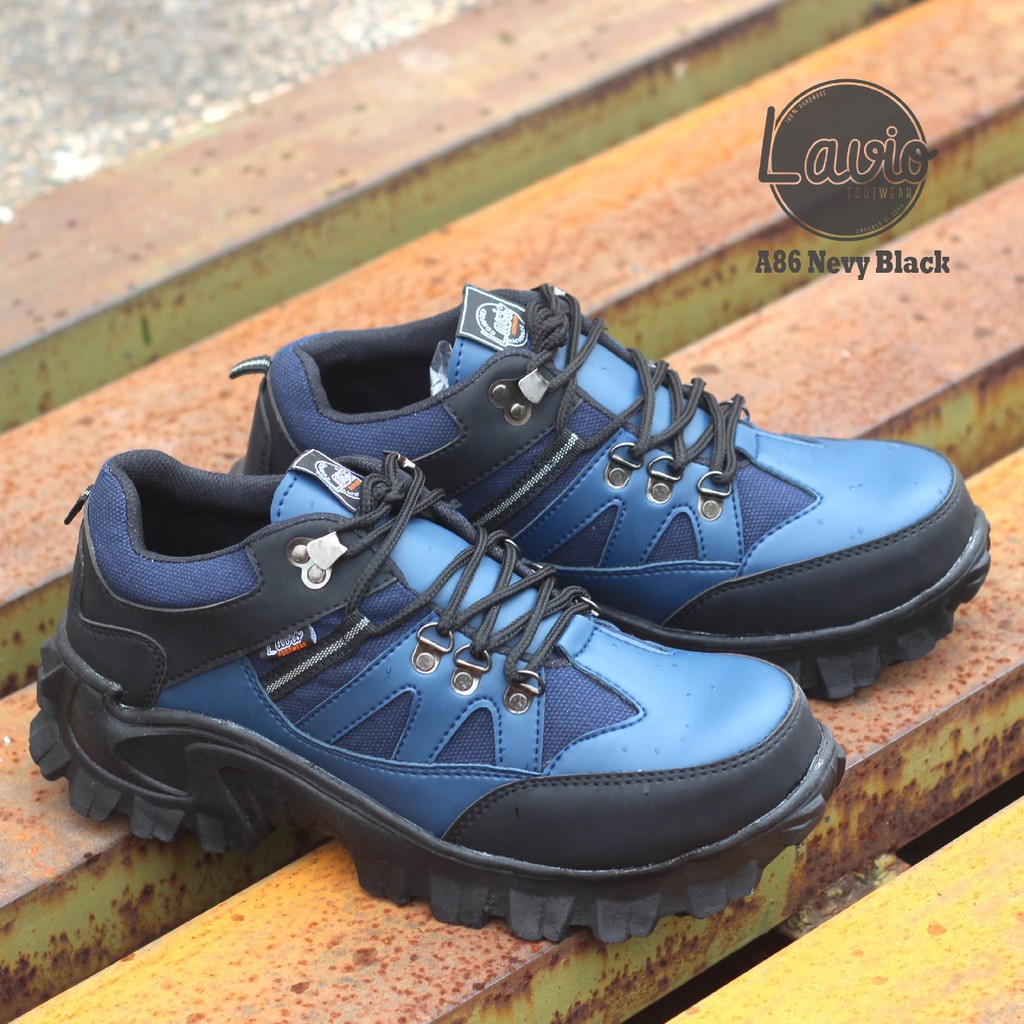 BIG SIZE 44-45 SEPATU SAFETY PRIA UJUNG BESI SEMI BOOTS KEREN A86 ORIGINAL SAFETY PROYEK, OUTDOOR