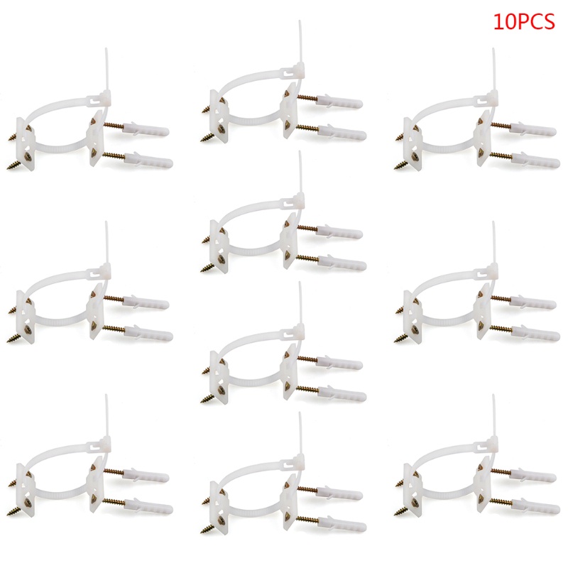 Mary 10Pcs / Set Jangkar Pelindung Mebel Anti Jatuh Adjustable Untuk Perlengkapan Rumah