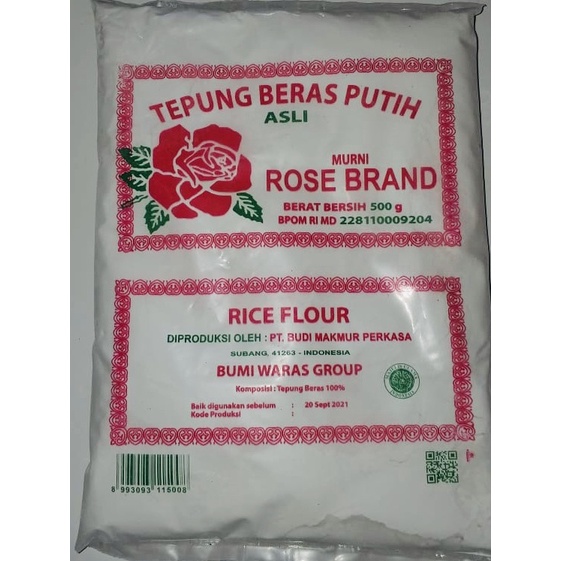 

Ketan-Beras-Tepung- Tepung Beras Rose Brand 500 Gr -Tepung-Beras-Ketan.