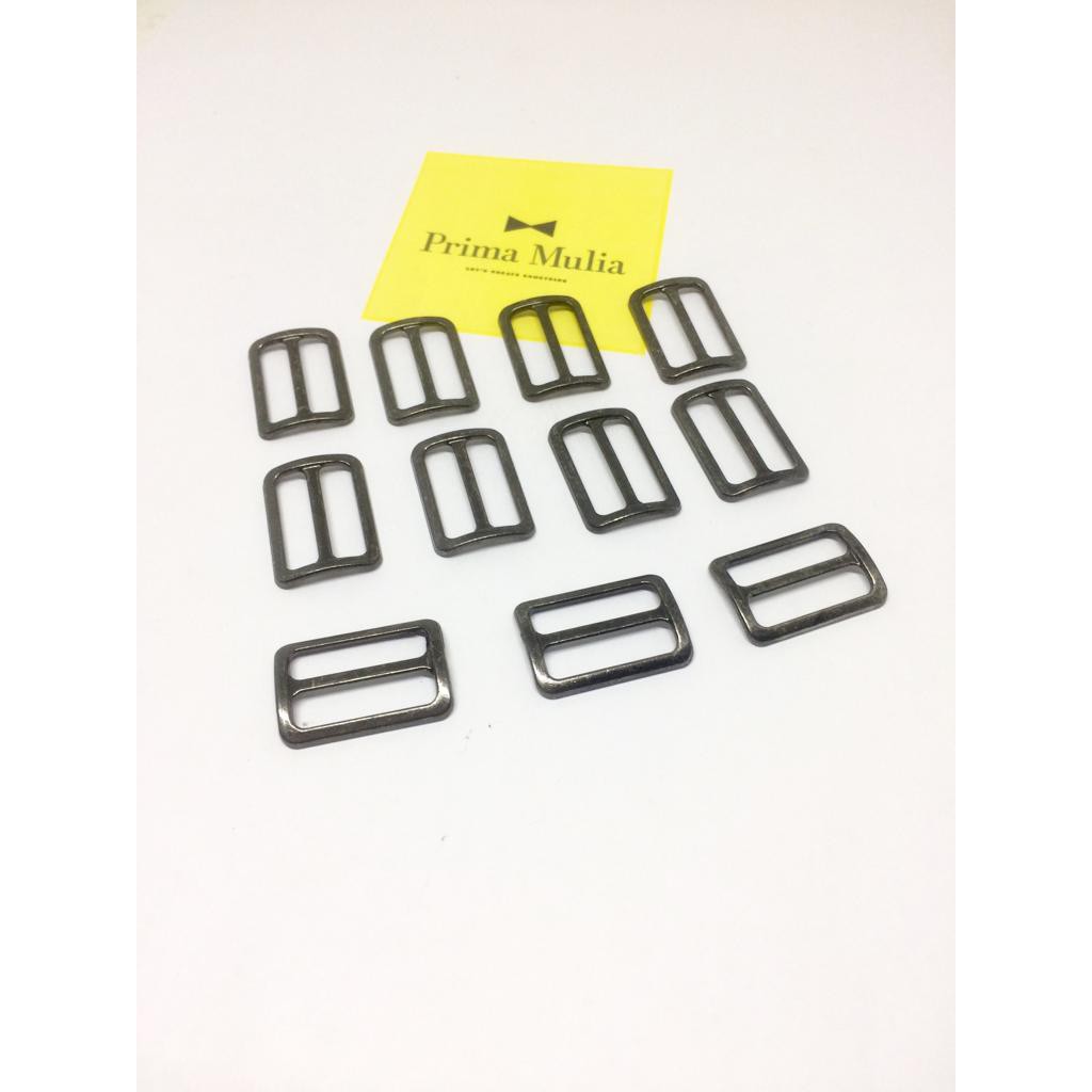 RING JALAN GASPER/ TOPI POLOS 1.8 CM BLACK NIKEL