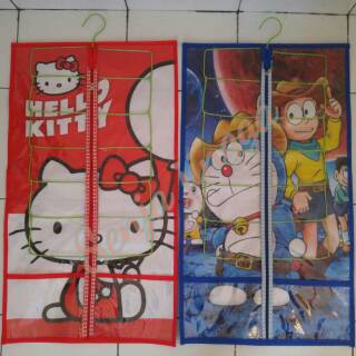  Rak  gantung  jilbab kerudung hijab Organizer hello kitty 