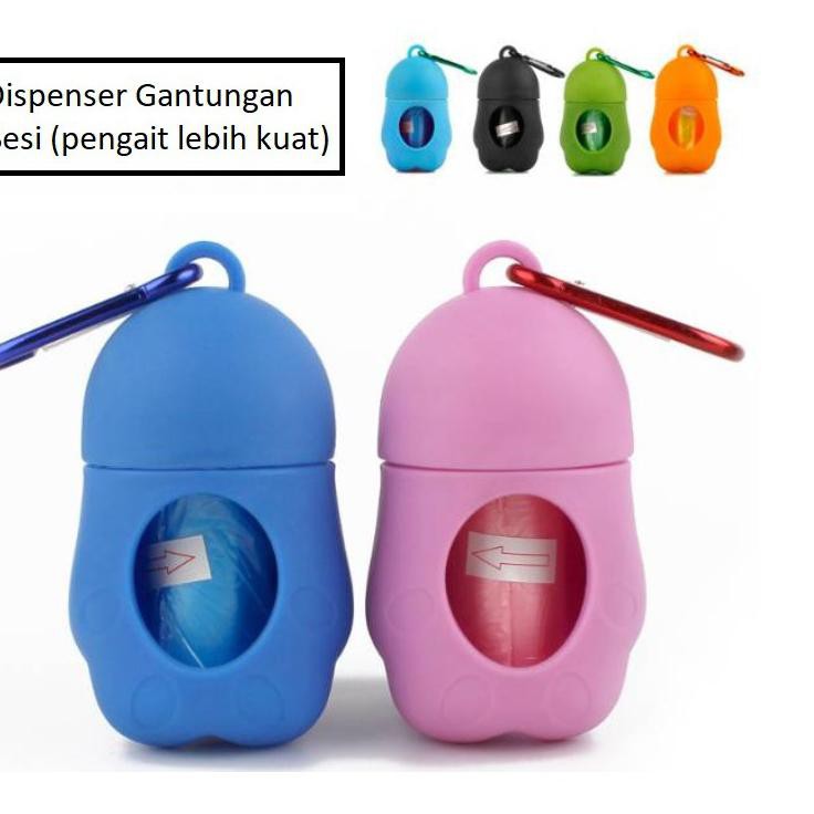 Produk Asli 1set Dispenser Tempat Kantong Plastik Sampah 