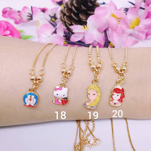 Kalung anak koye anak lapis mas 18 k uk 36cm [K-6]