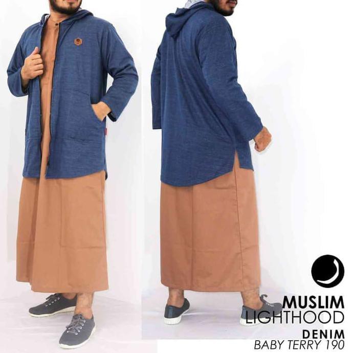Siapkirim_Produk Jaket Koko Muslim Lighthood | Kurta Muslim | Hoodie Rosal Rompi Solat