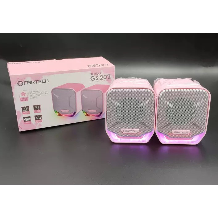 Speaker Gaming FANTECH SONAR GS202 Rgb Led Sakura Edition