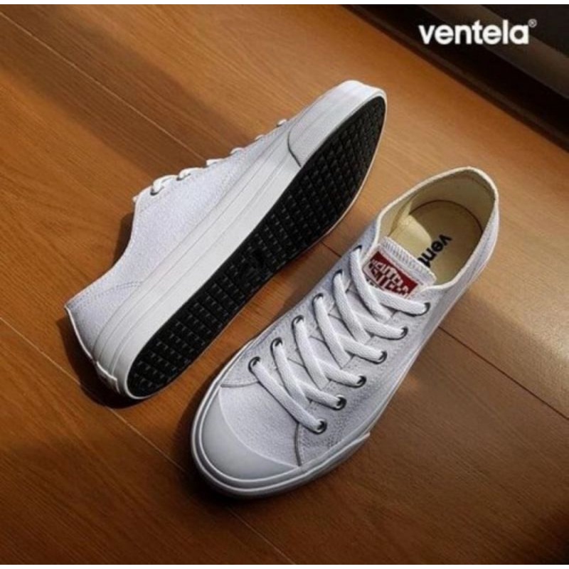 Ventela Basic White Low - Sepatu Ventela ORIGINAL