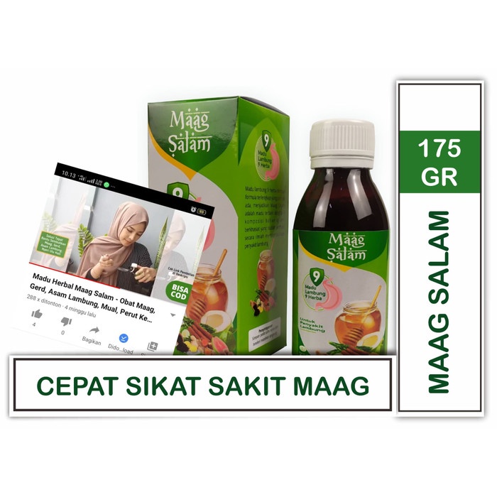 MADU MAAG SALAM HERBAL I MADU KUNING SEHAT LAMBUNG I OBAT MAAG SALAM I ASAM LAMBUNG I ULU HATI GERD