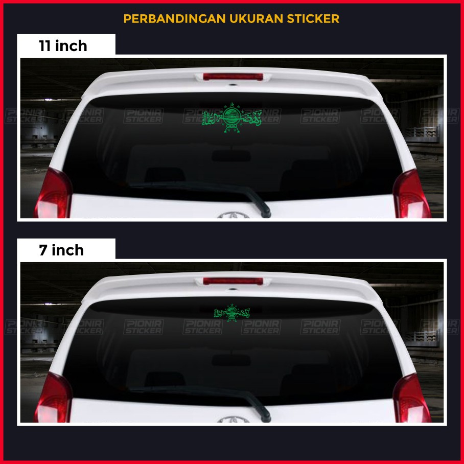 Stiker NU mobil cutting sticker nahdlatul ulama indonesia