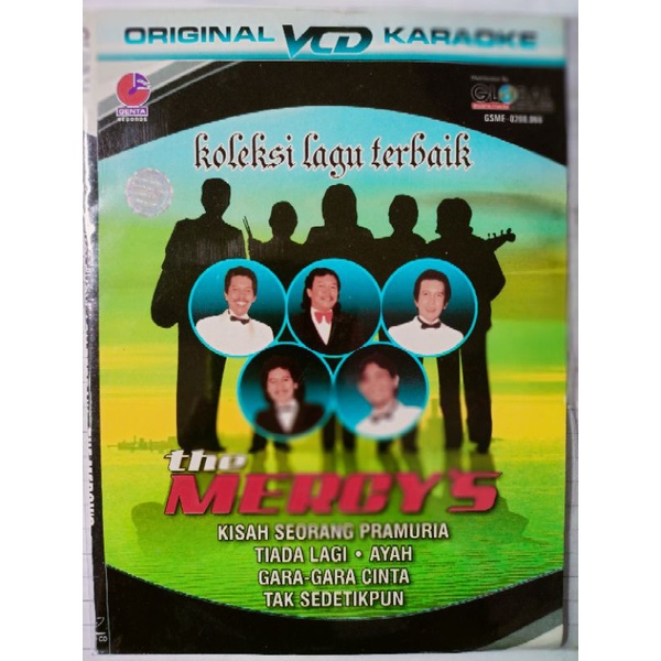 VCD original koleksi lagu terbaik the Mercy's