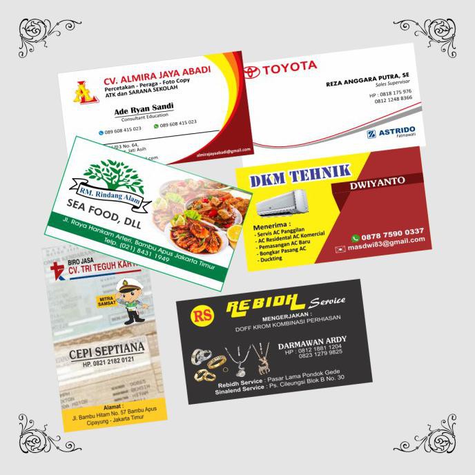 

[[BISA COD]] kartu nama
