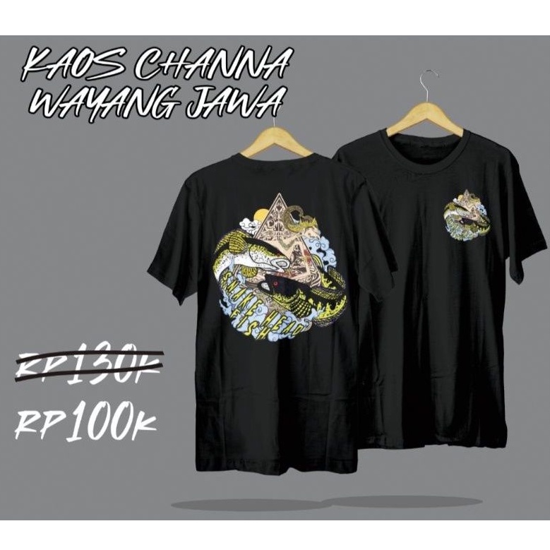 KAOS KAOS CUSTOM KAOS CHANNA KAOS CHANA CHANNA SNAKEHEAD CHANNA AURANTI