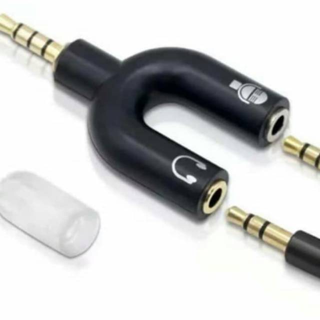 Audio Splitter Shape U 3.5mm Male to Dual Female