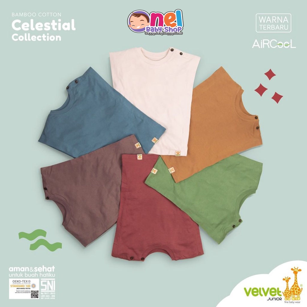 SETELAN BAJU ANAK - VELVET 1 stel Celestial Ob Sayap L / Celestial Baju Panjang / Celestial Baju Pendek celana Panjang NB / Celestial Baju Pendek NB