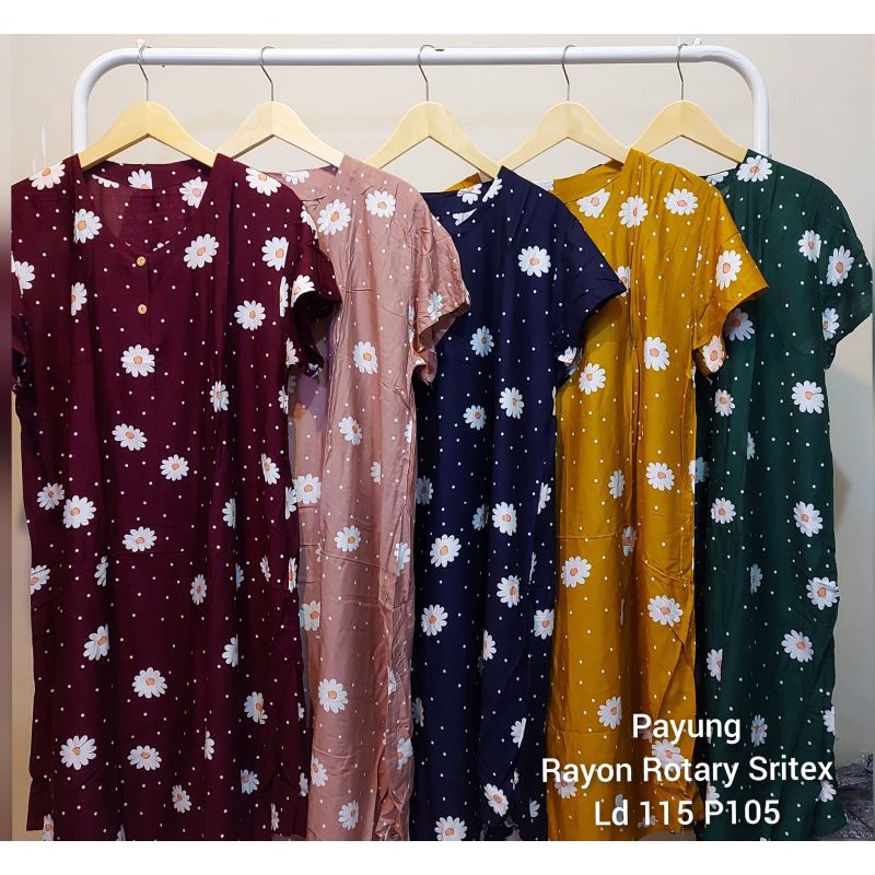 Daster payung motif bunga2