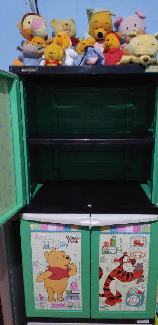 Promo New Year Container Karakter Anak  Container Pintu Laci Plastik Container Bcsc B-242l Pooh/kst