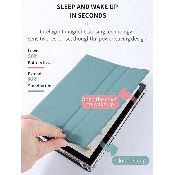 Flip Case Tablet Bahan Kulit PU Ultra Tipis Untuk Keypoon K80 10.1 &quot;