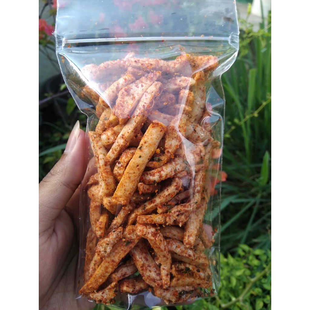 

Basreng Stik Bumbu Basah Daun Jeruk Basreng Pedas Jeruk 100 gram
