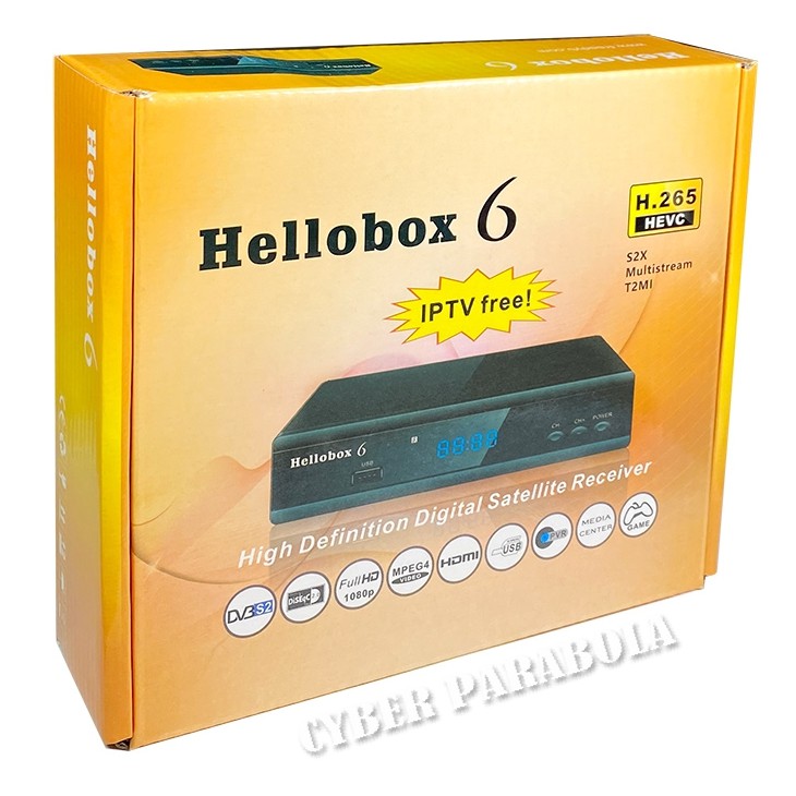 Receiver Hellobox 6 HEVC T2MI
