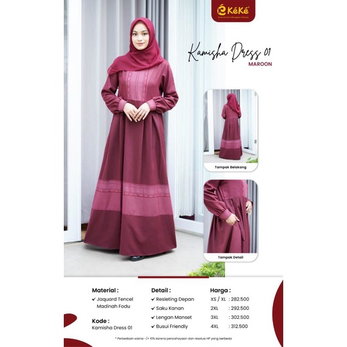 GAMIS KEKE KEMISHA 01 GAMIS KEKE ORIGINAL