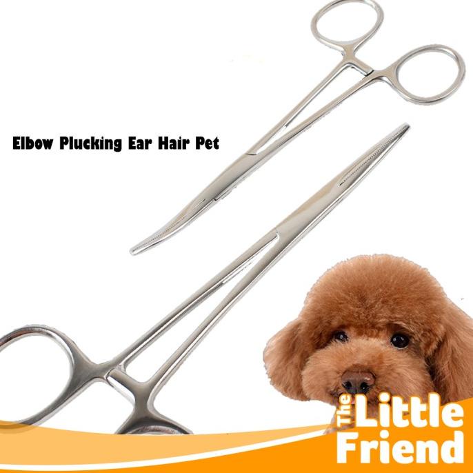 Gunting Pembersih Pencabut Bulu Telinga Anjing Kucing Bahan Stainless
