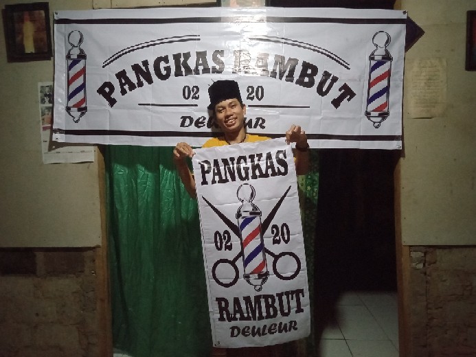 Spanduk Banner Pangkas Rambut Simple Keren Shopee Indonesia