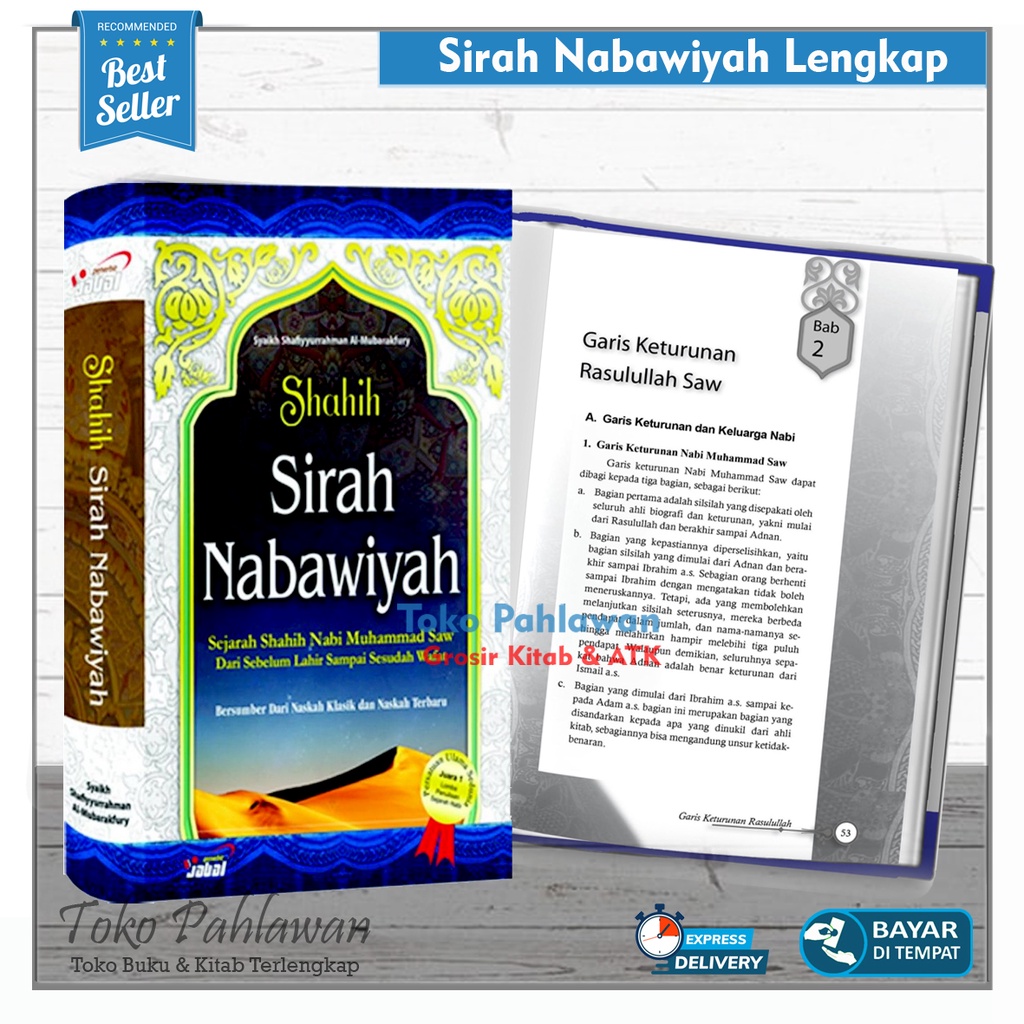 Jual Shahih Sirah Nabawiyah Lengkap Penerbit Jabal Buku Best Seller ...