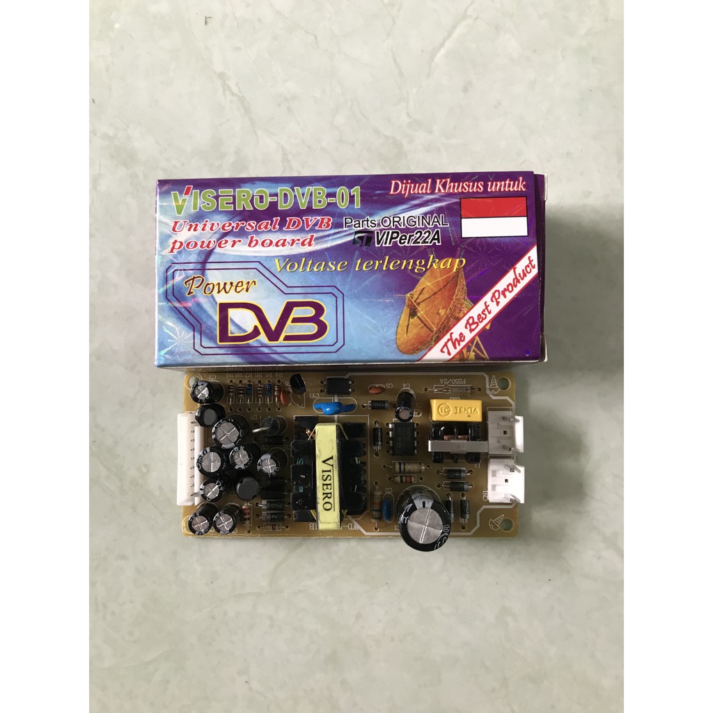 Kit Power Supply Universal DVB Power Board (Ukuran Kecil) Trafo Reguler DVB01