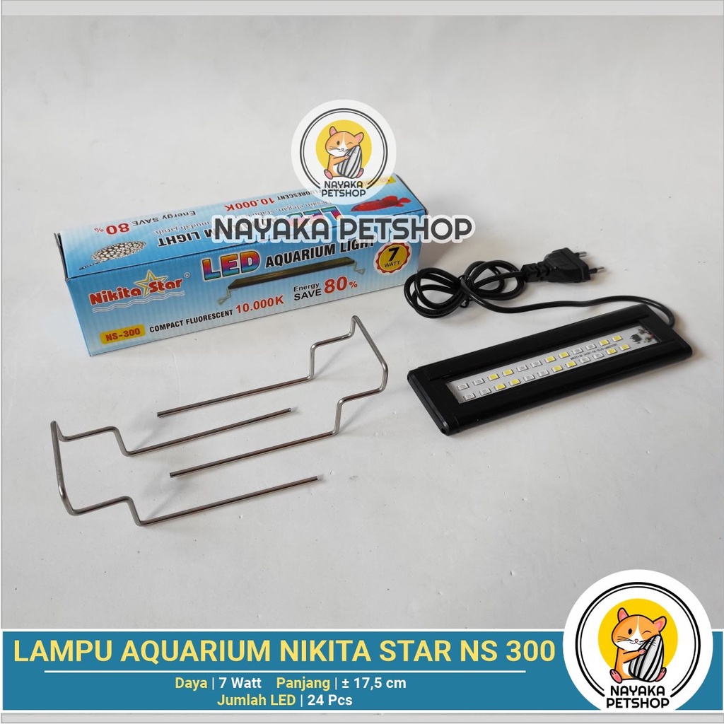 Nikita Star NS 300 30 cm Lampu Led Aquascape Aquarium