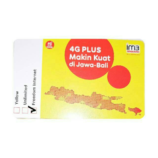 Voucher Indosat 4gb 8gb Freedom
