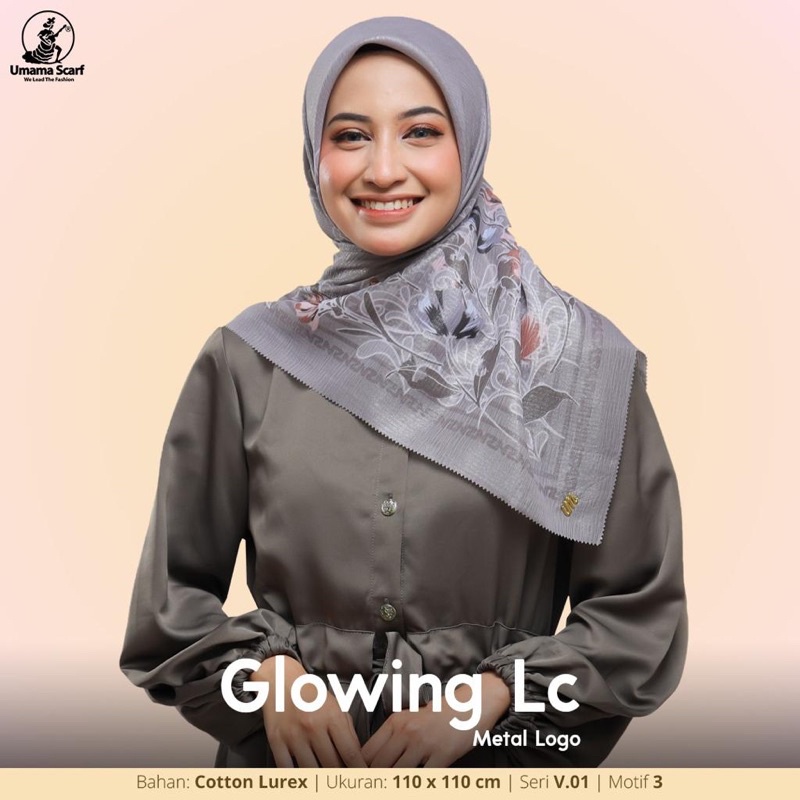 Jilbab Glowing Motif