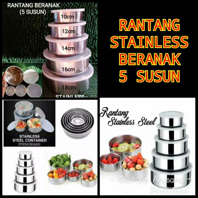 Rantang stainless rantang susun